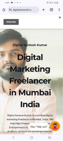 Digital Santosh – Digital Marketing Freelancer in Mumbai, India